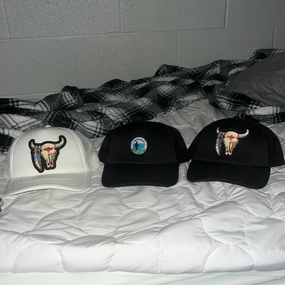 I am selling hats I have made in my free time in college.